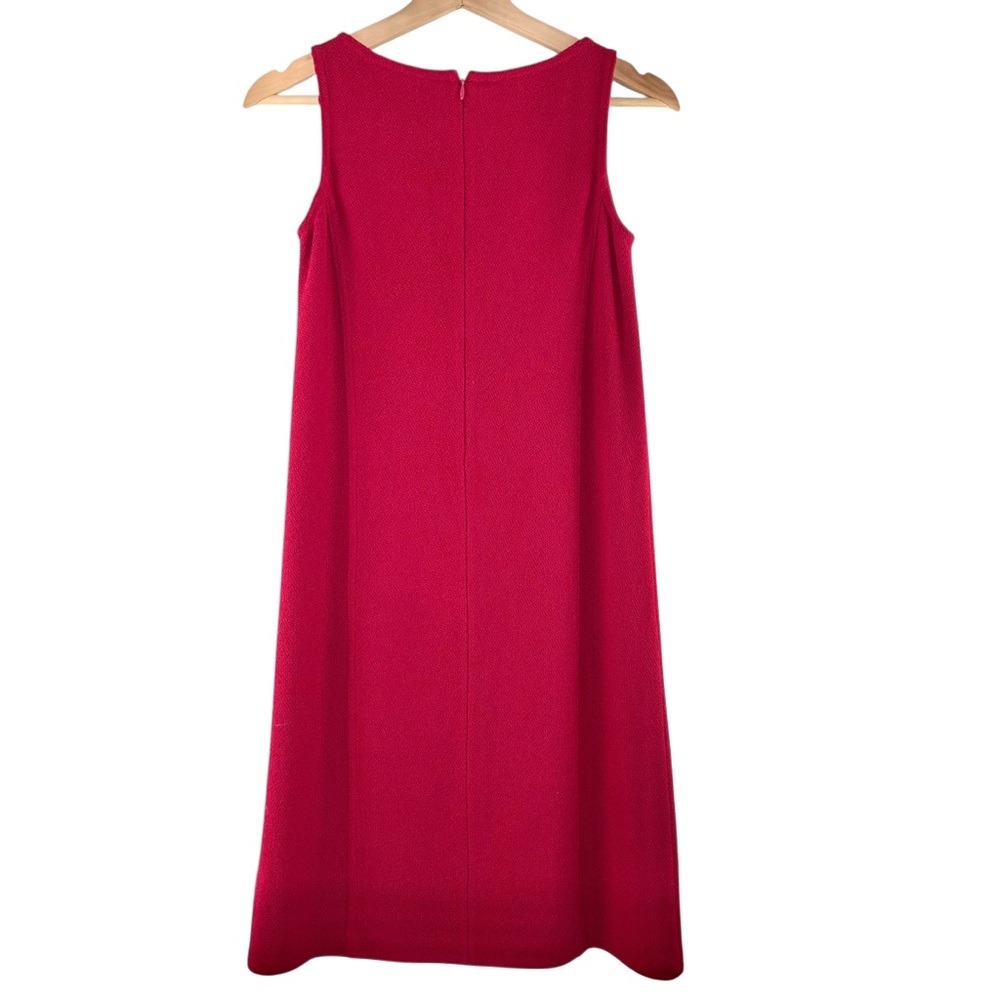 St. John Collection Hot Pink Knit Sheath Dress - Picture 5 of 5